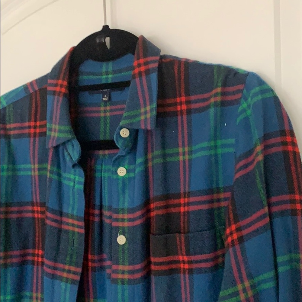 MADEWELL Flannel Plaid Shirt